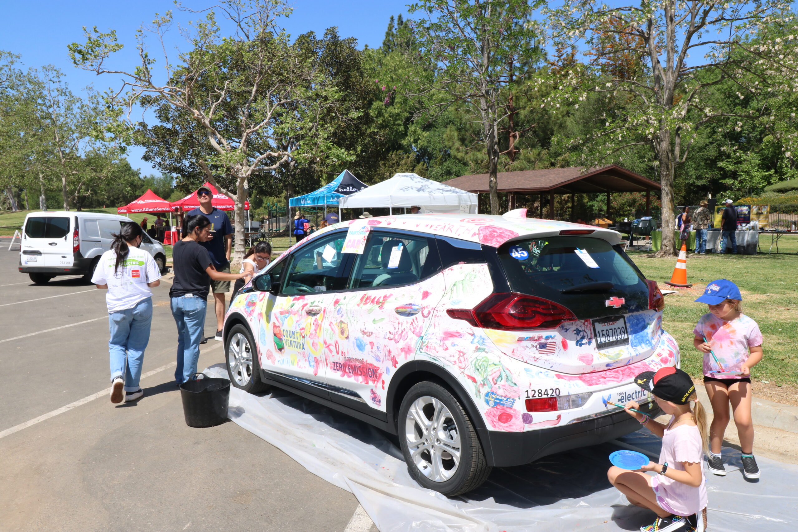 Electric Vehicle Art - Arbor Day 2022